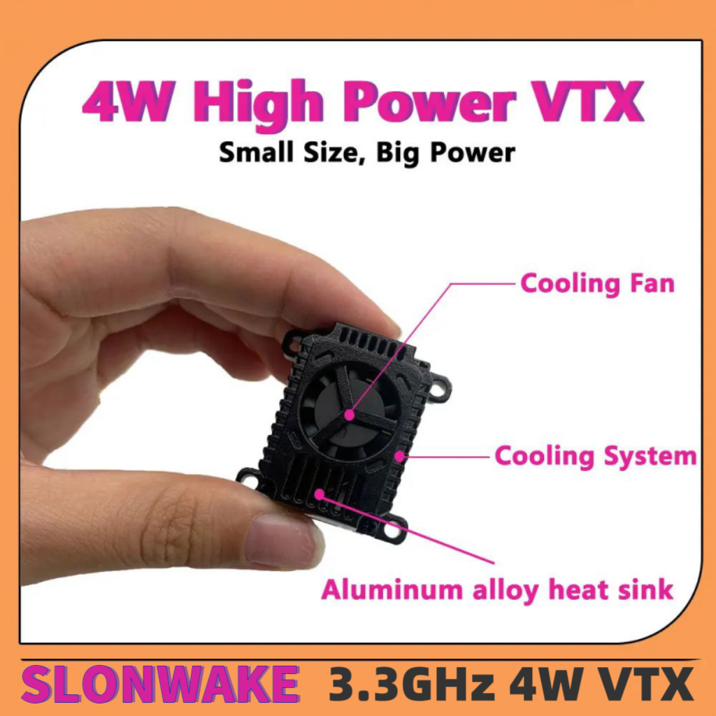 SLONWAKE FPV 3.3G 16CH 4000mW  - Drone Frame avaliação e preço