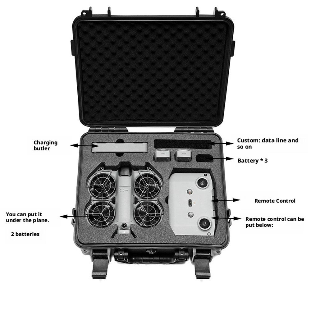Waterproof Hard Case with Shou - Drone Battery Strap avaliação e preço