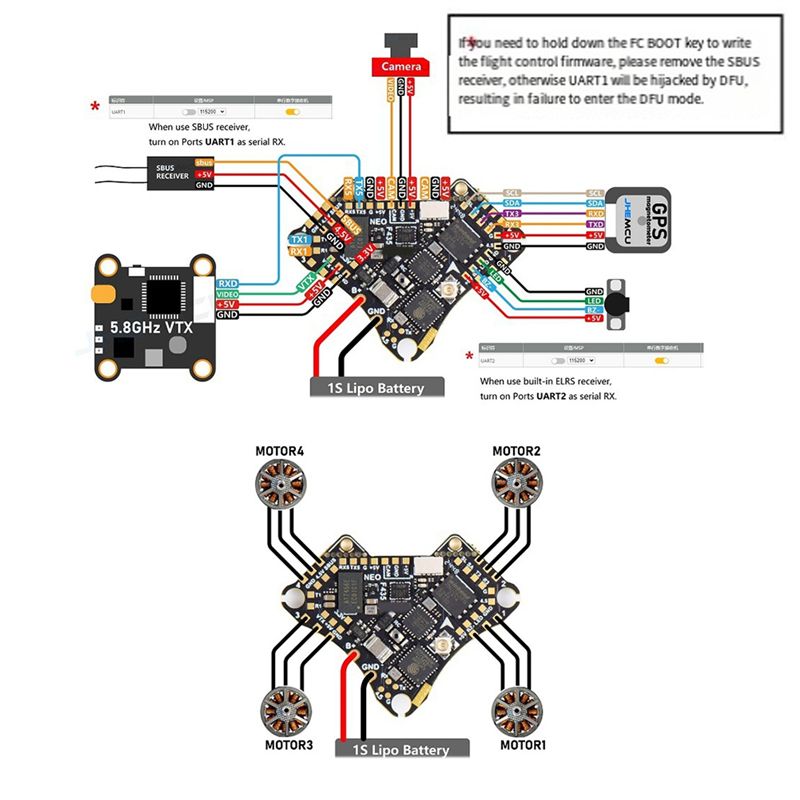 FBIL-F435 NEO 1S AIO Flight Co - Drone Esc avaliação e preço