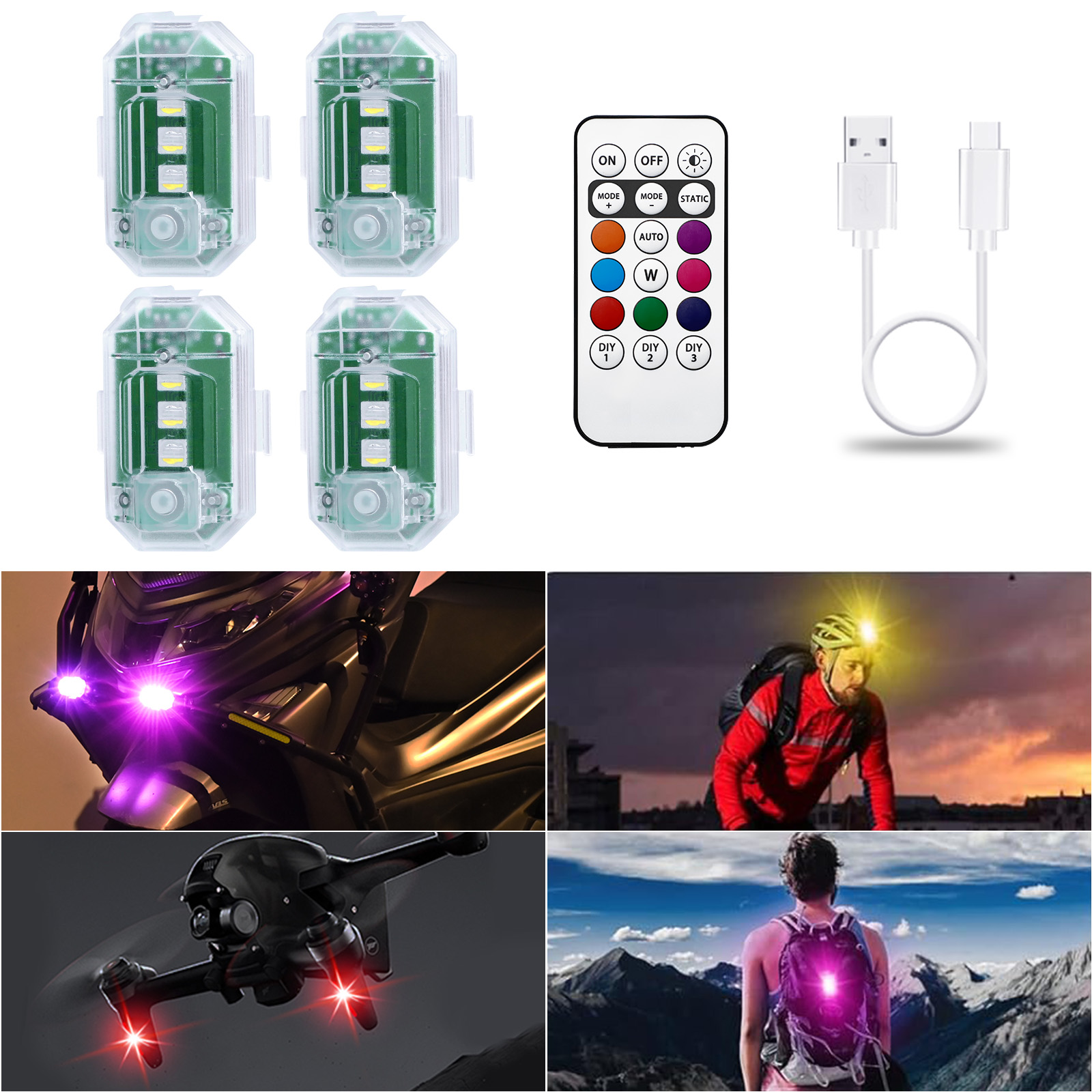 LECART Wireless Led Lights for - Drone Led Light avaliação e preço