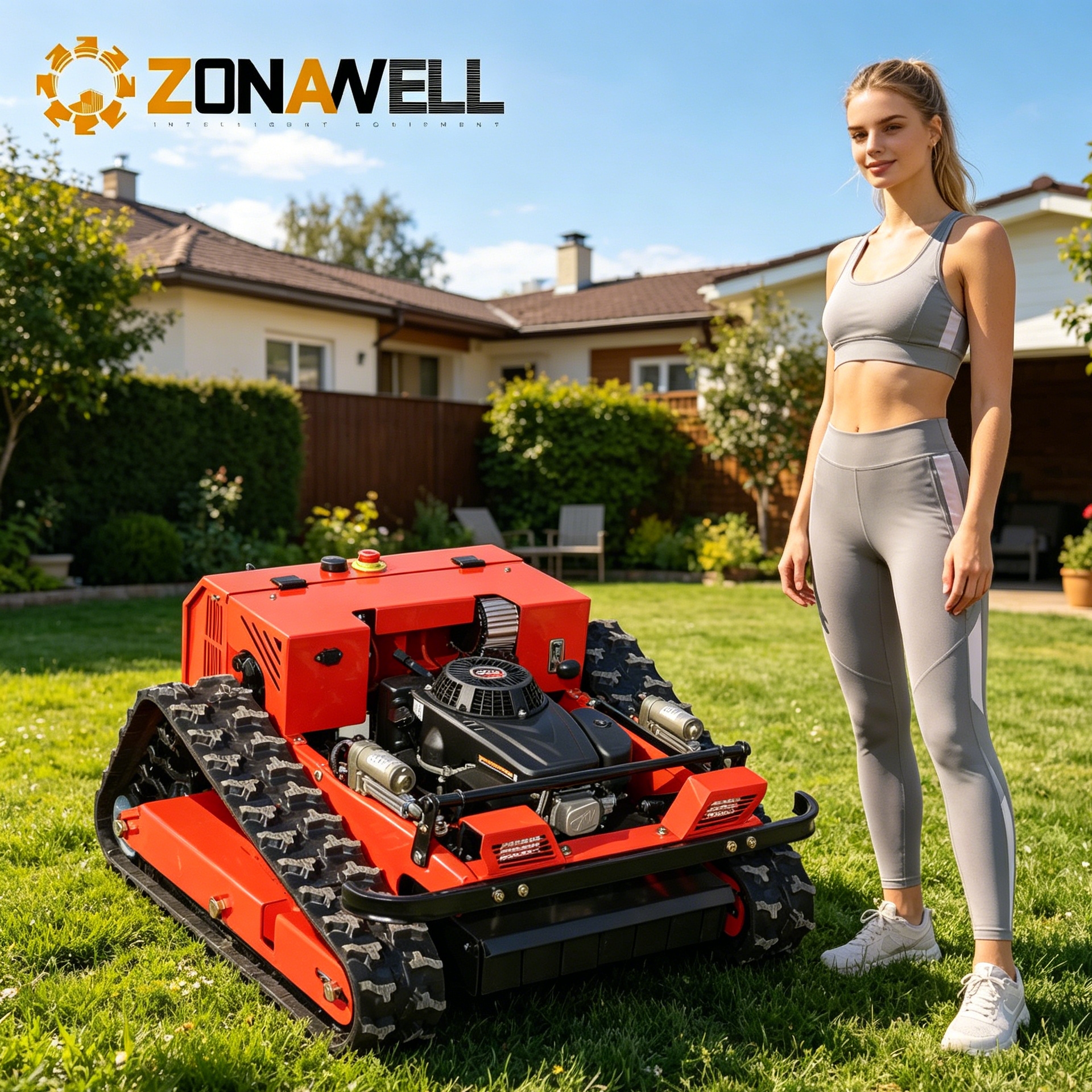 Durable rc lawn mower eu 4-Str - Drone Propeller avaliação e preço