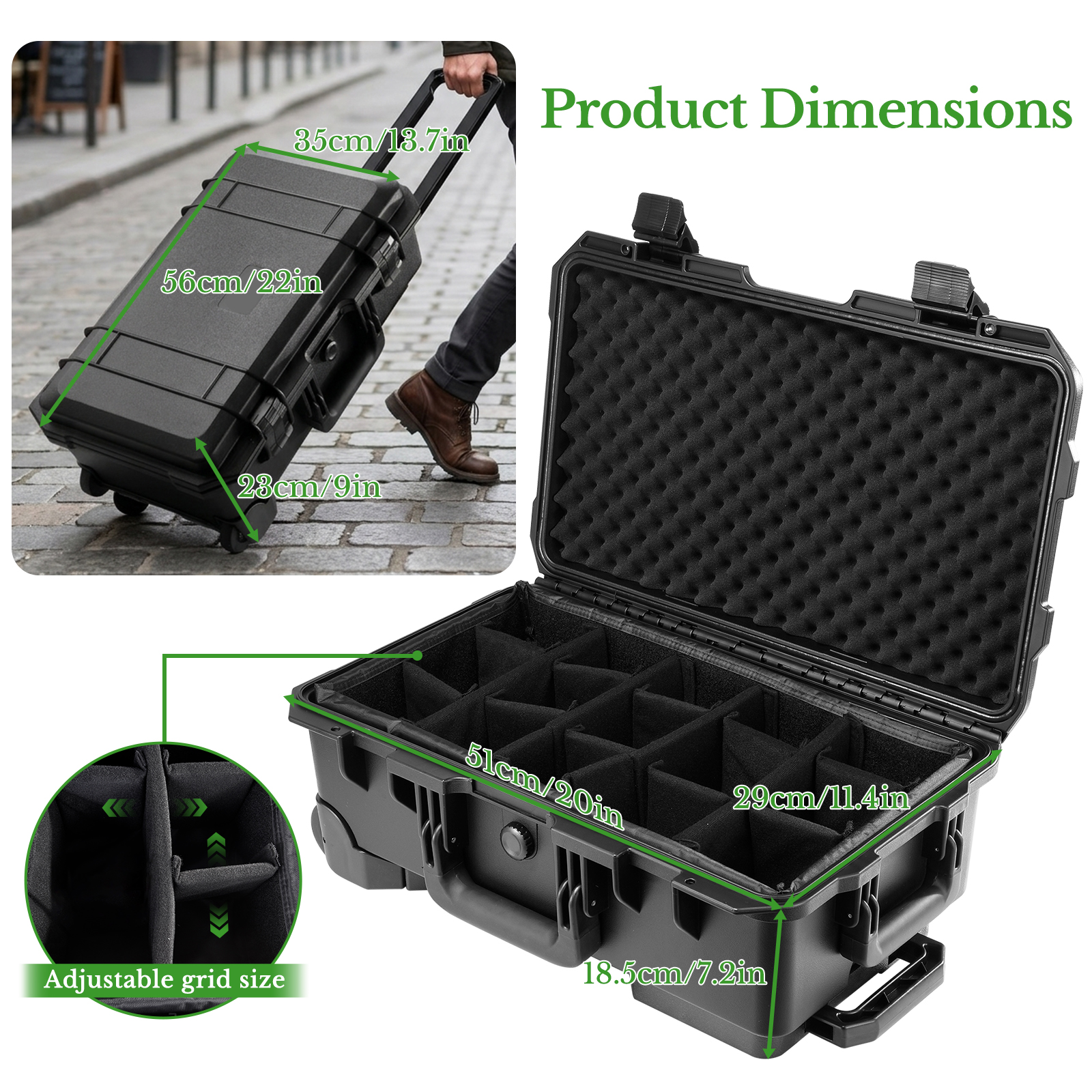Professional Large Hard Rollin - Drone Camera avaliação e preço