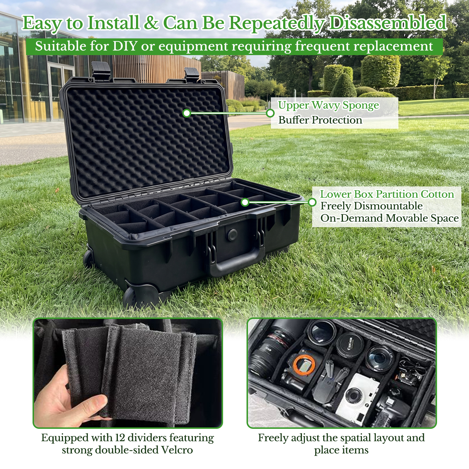 Professional Large Hard Rollin - Drone Camera avaliação e preço