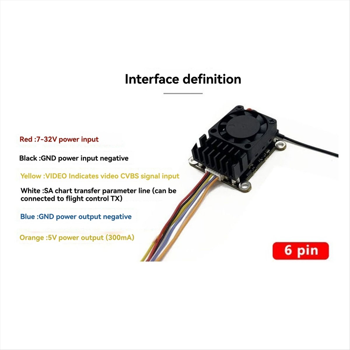 5.8G 2W VTX 2000mW FPV Video T - Drone Transmitter avaliação e preço