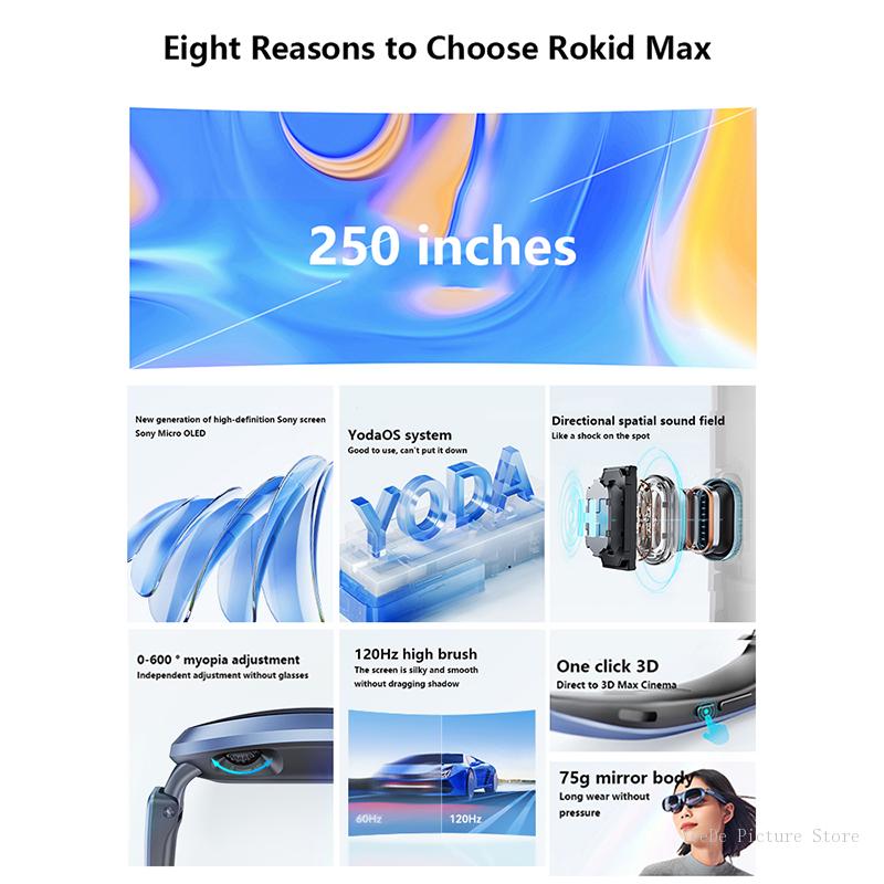 Rokid Max AR 3D Smart Glasses  - Drone Gimbal avaliação e preço
