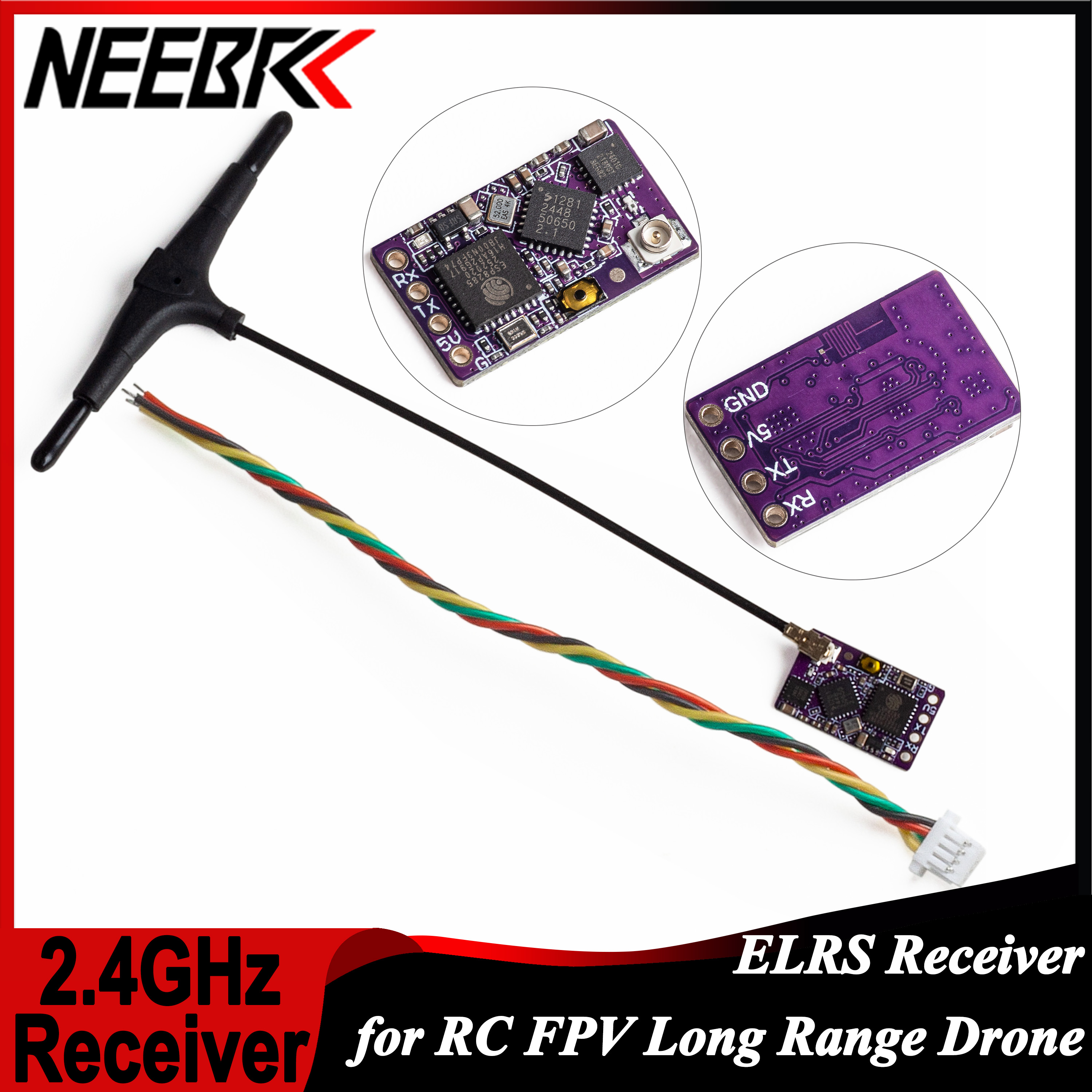 1/2/5/10PCS ELRS 2.4GHz RX Lon - Drone Antenna avaliação e preço