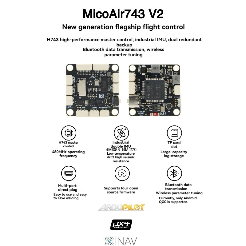 MicoAir743 V2   Flight Control - Drone Flight Controller avaliação e preço