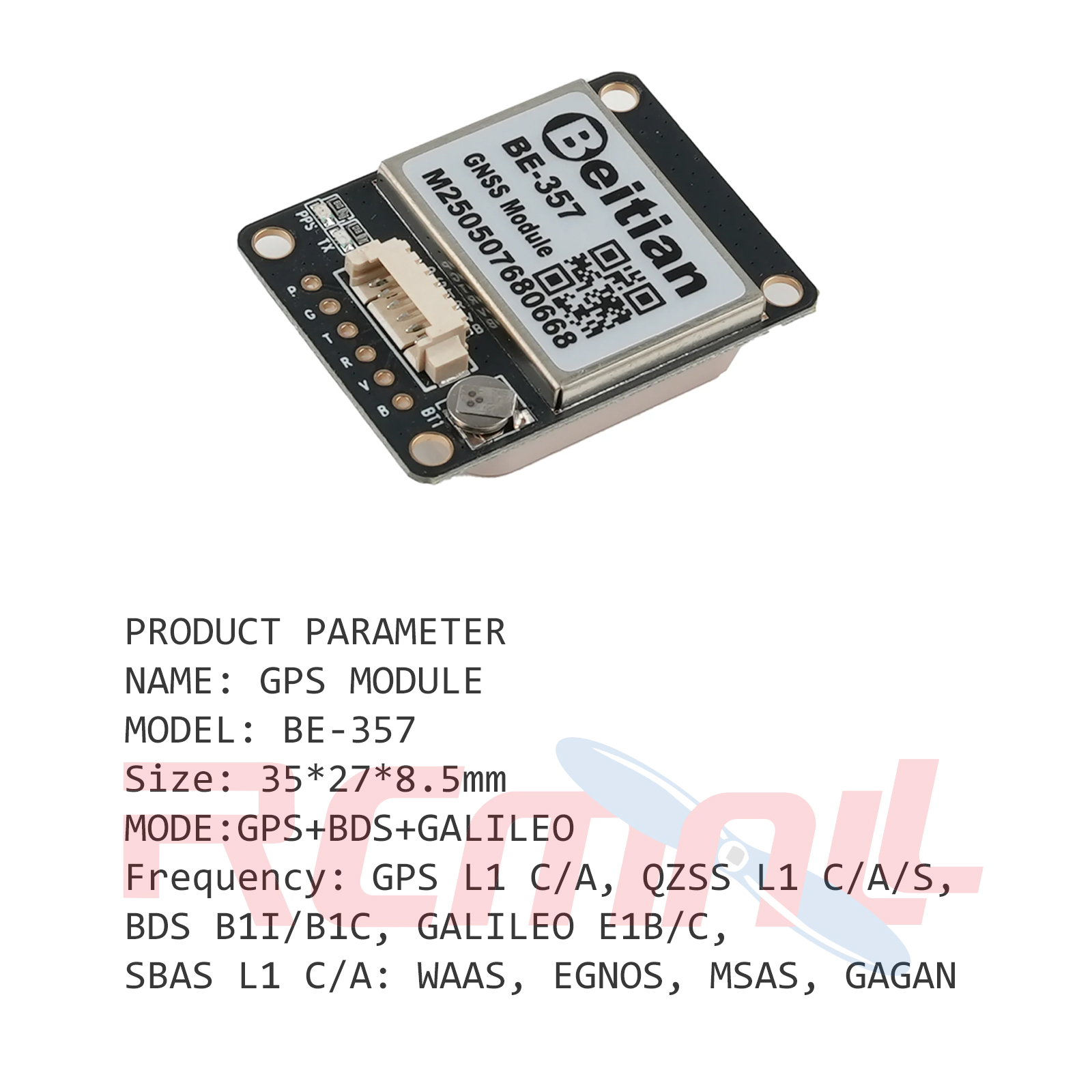 10PCS/LOT Beitian BE-357 BE357 - Drone Gps Module avaliação e preço