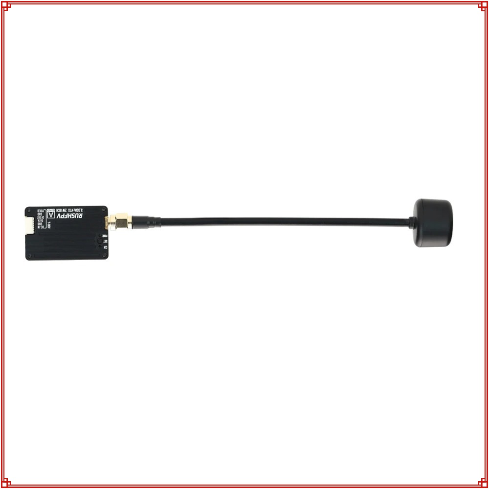 2026 New RUSHFPV 3.3G 2W VTX T - Drone Receiver avaliação e preço
