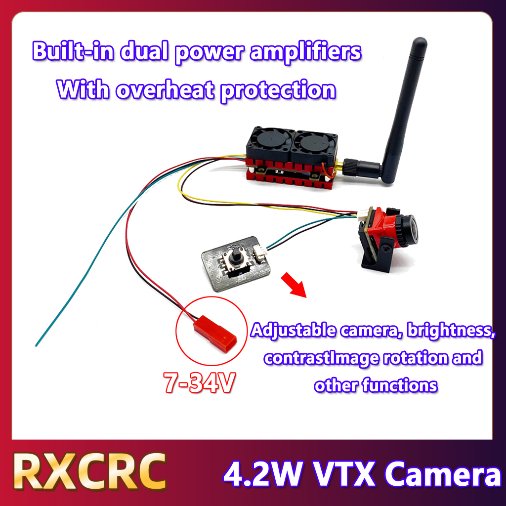 RXCRC 5.8G 48CH 4.2W High Powe - Drone Camera avaliação e preço