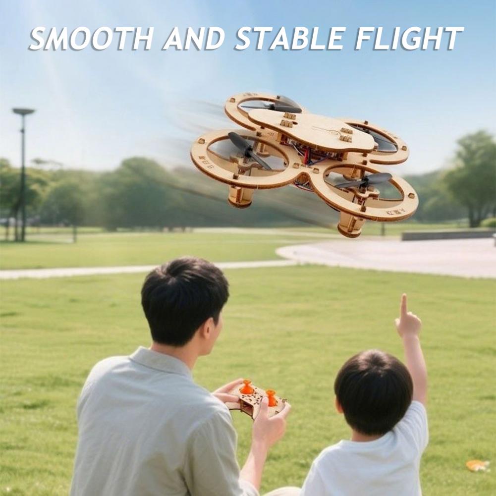 Rc Drone Toy Wooden Drone Puzz - Drone Gimbal avaliação e preço