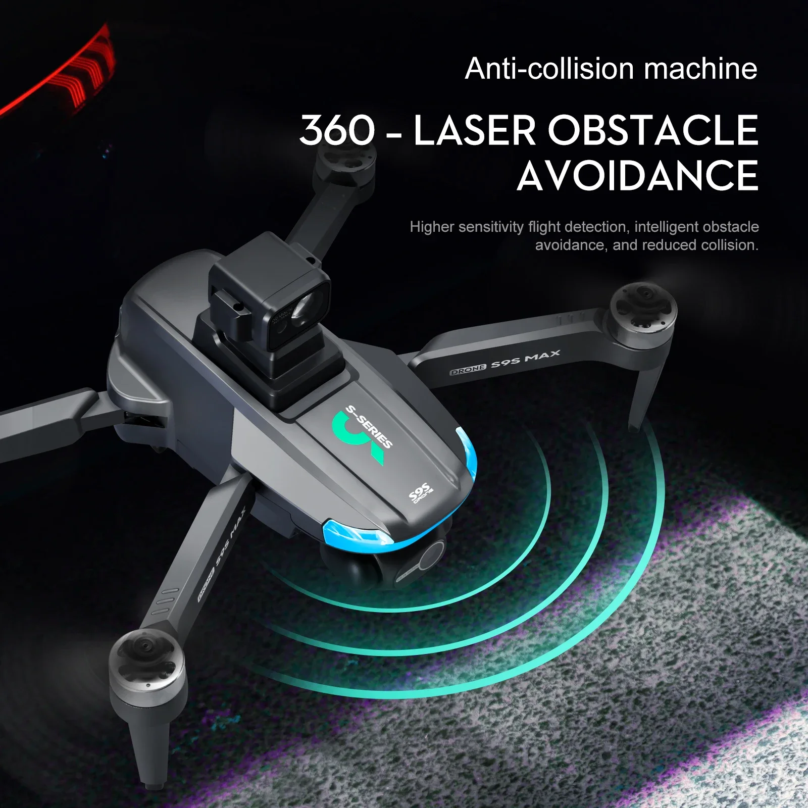 NEW S9S MAX MINI Drone 4K 2-Ax - Drone Gps Module avaliação e preço