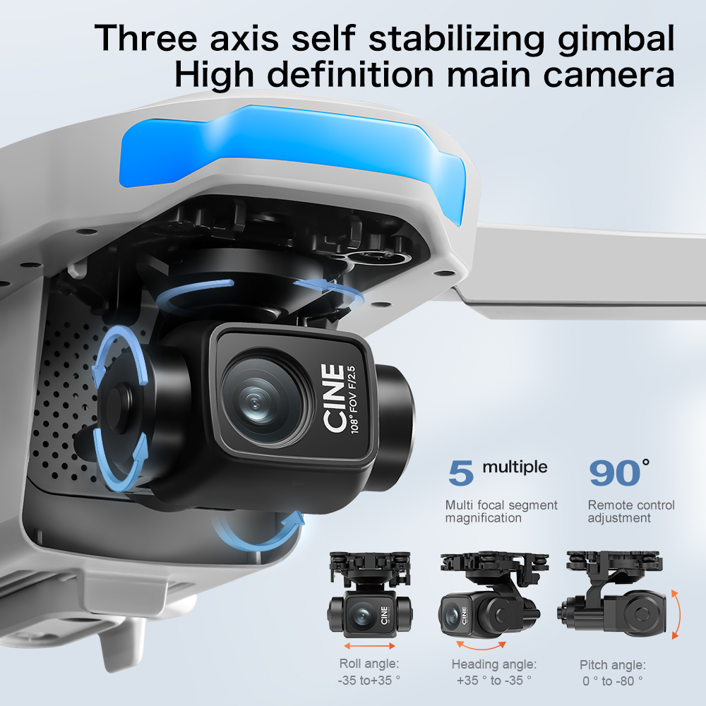 S-X1 MAX GPS Drone with 3-Axis - Drone Gps Mount avaliação e preço