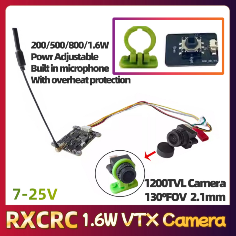 RXCRC 5.8G Module 48CH 1.6W VT - Drone Frame avaliação e preço