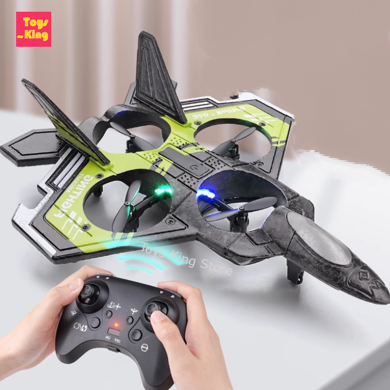S98 RC Foam Stunt Aircraft Toy - Drone Led Light avaliação e preço