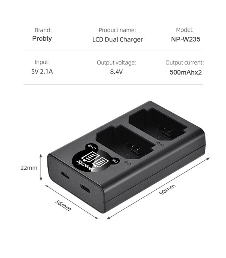 2200mAh NP-W235 NP W235 Batter - Drone Camera avaliação e preço