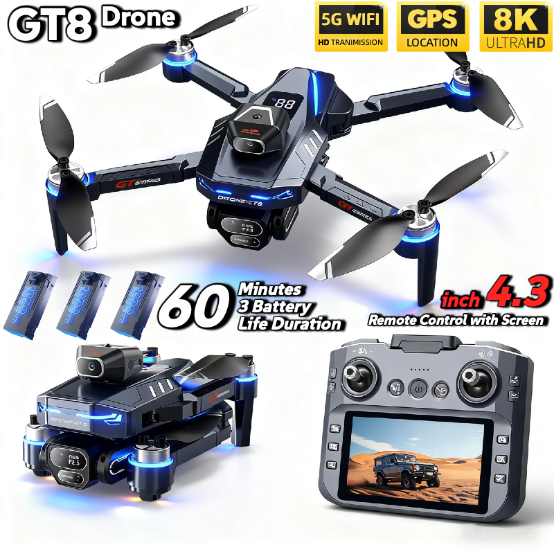 For Genuine GT8 Drone 4K Profe - Drone Gps Mount avaliação e preço