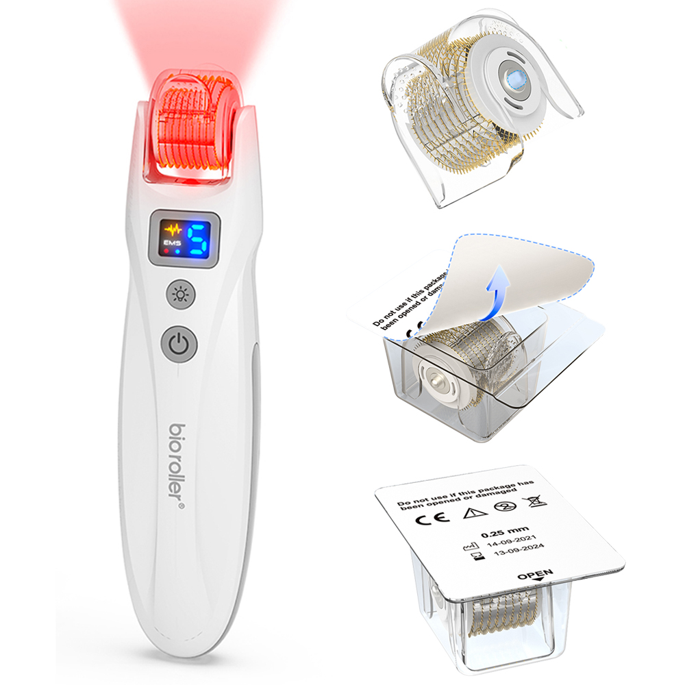 Microneedles Roller Kit Biorol - Drone Led Light avaliação e preço