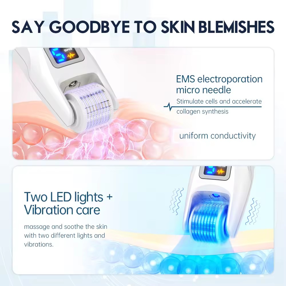 Microneedles Roller Kit Biorol - Drone Led Light avaliação e preço