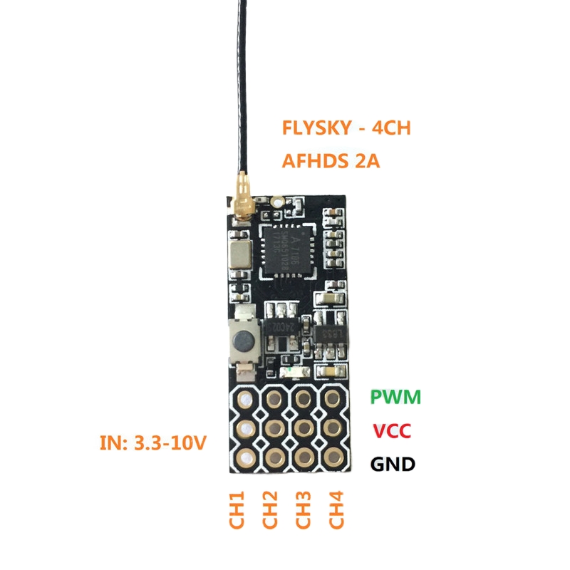 Flysky FS2A Mini Receiver 4CH  - Drone Battery avaliação e preço