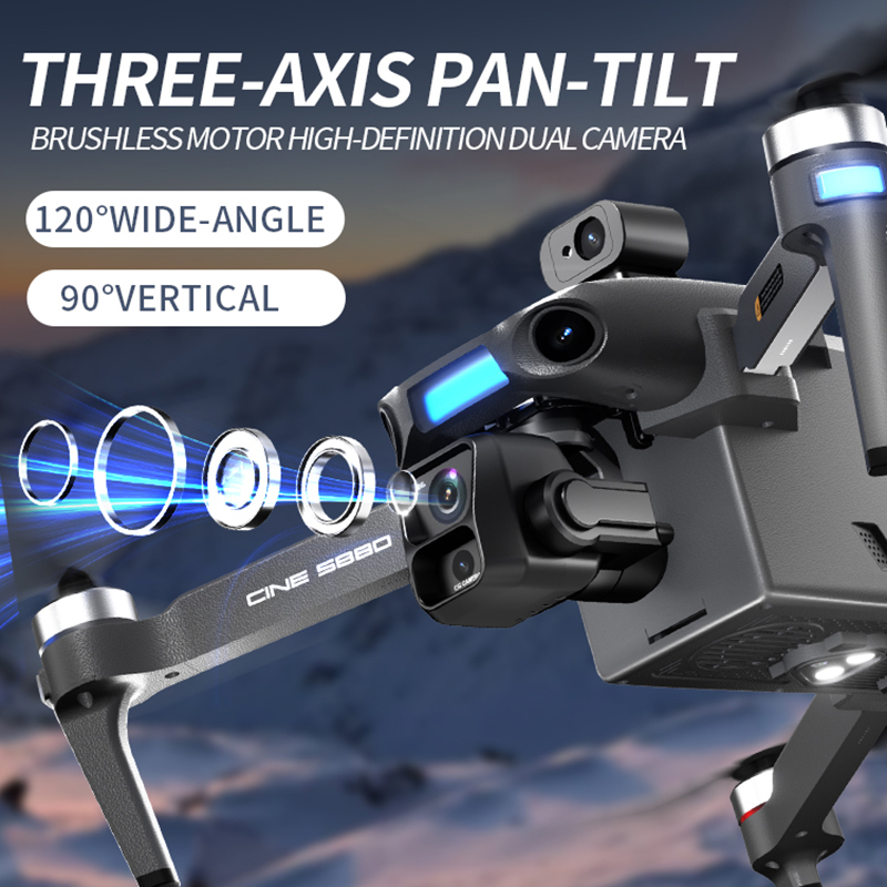 2026 New 8K Dual Camera Drone  - Drone Gps Module avaliação e preço