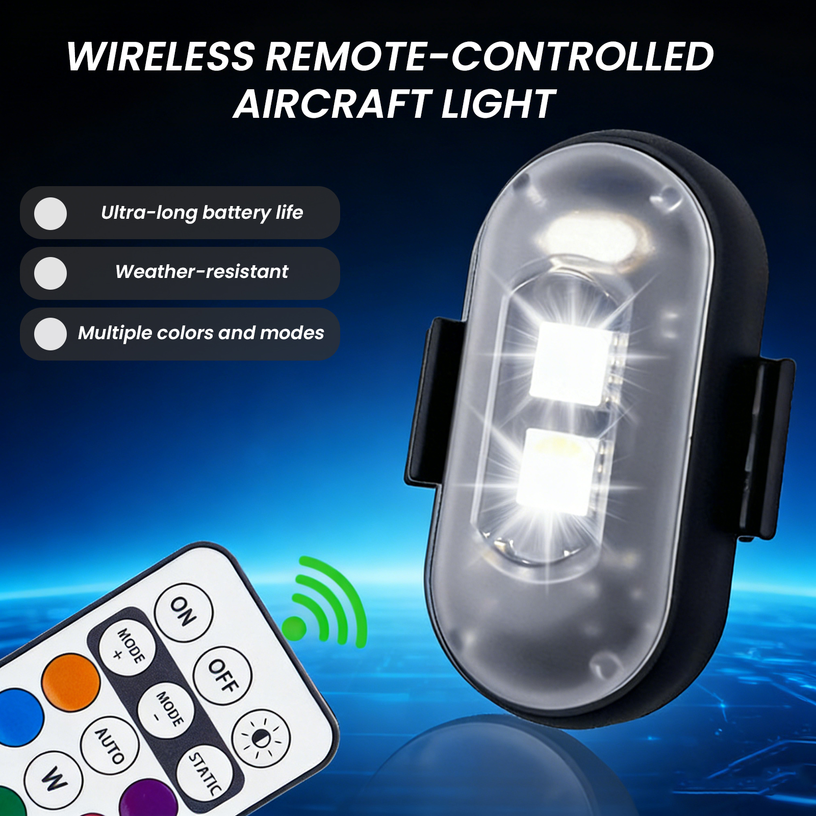 2/4/6PCS Wireless LED Strobe L - Drone Led Light avaliação e preço