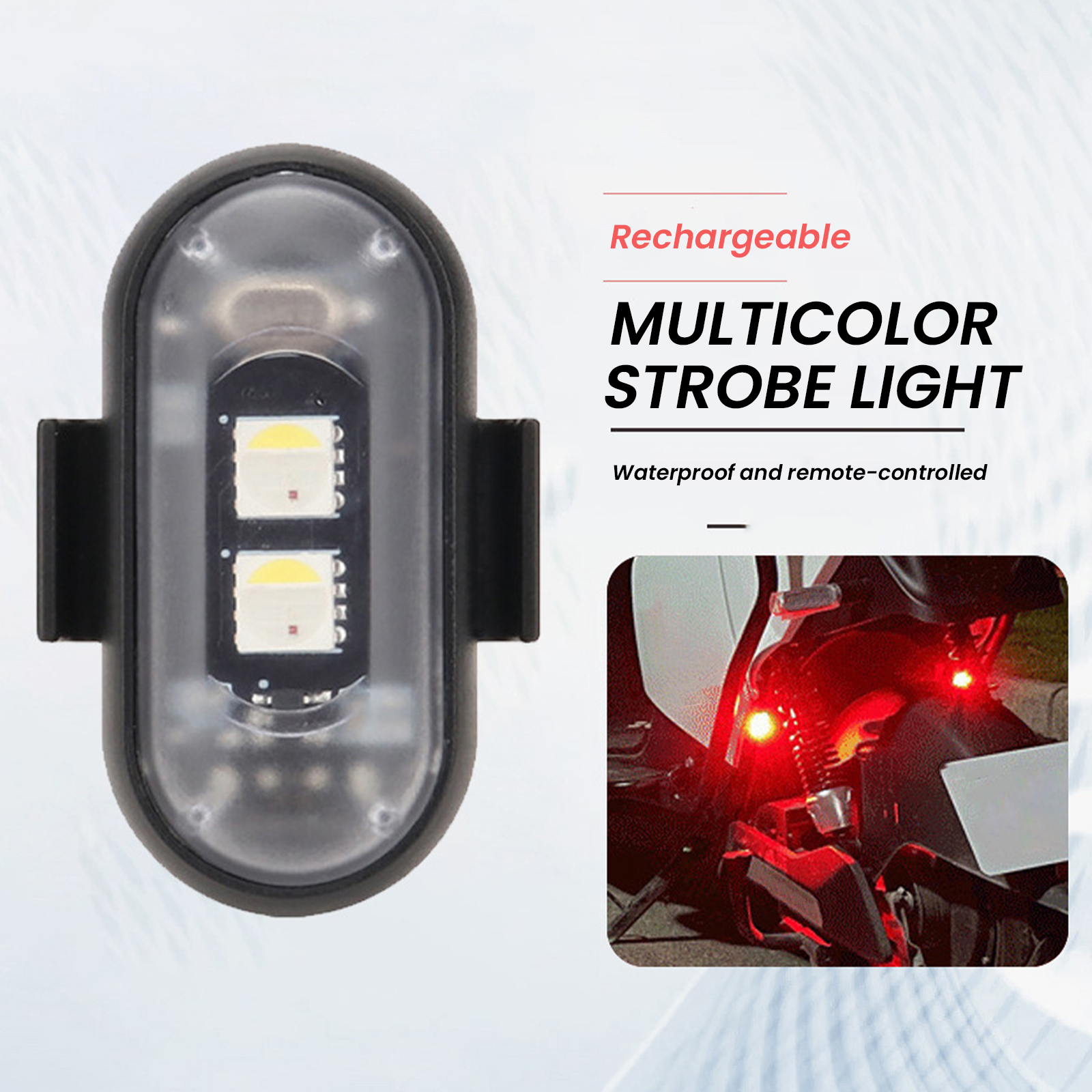 2/4/6PCS Wireless LED Strobe L - Drone Led Light avaliação e preço