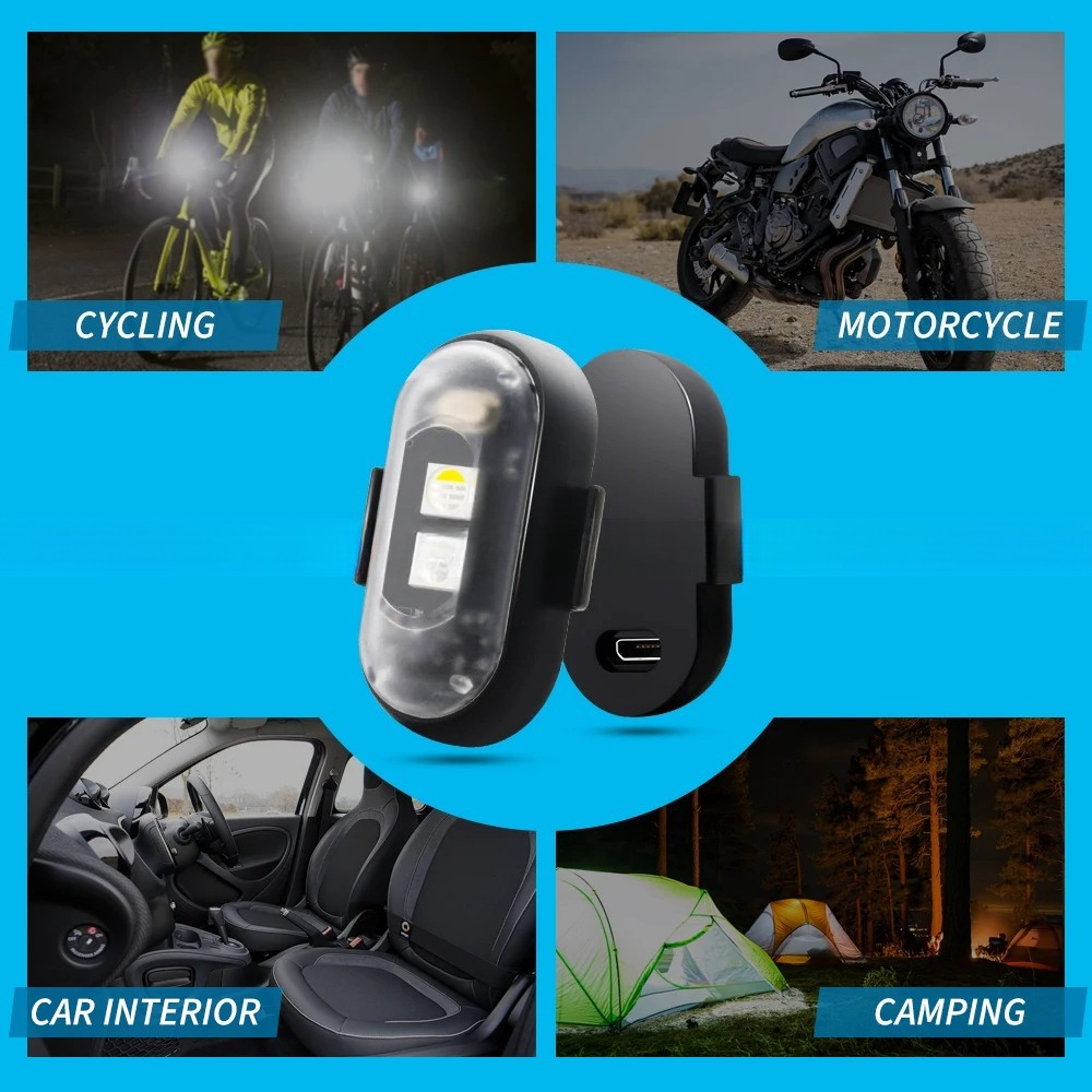 Motorcycle Strobe Light, APP C - Drone Led Light avaliação e preço