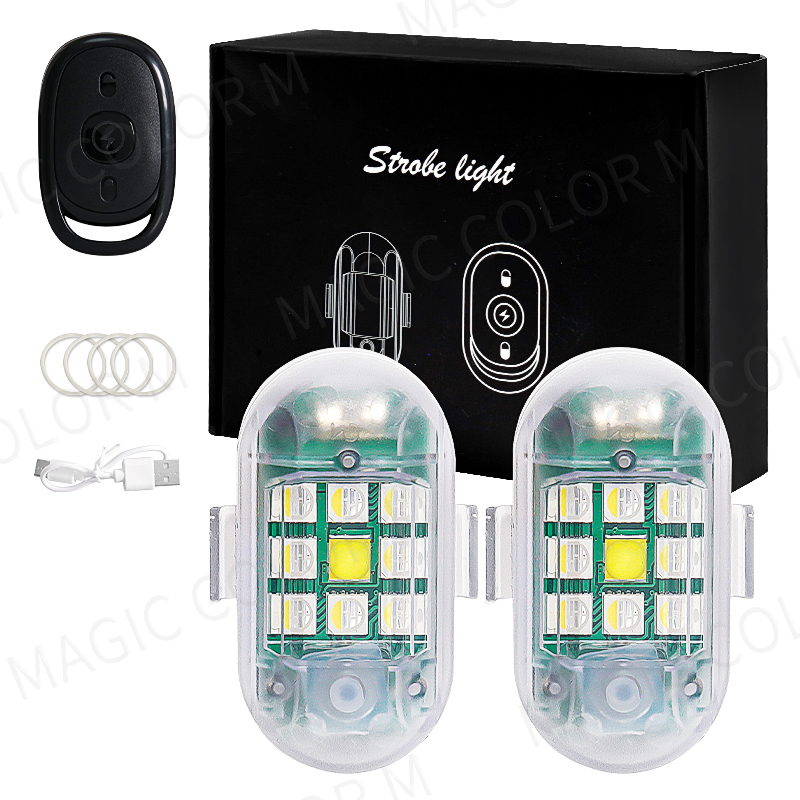 2PCS Wireless LED Strobe Light - Drone Led Light avaliação e preço