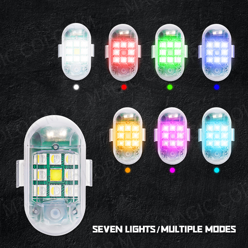 2PCS Wireless LED Strobe Light - Drone Led Light avaliação e preço