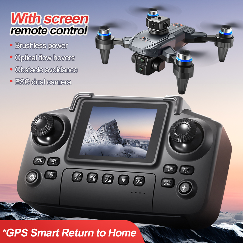 GPS RC Drone With Screen 4K Pr - Drone Gps Mount avaliação e preço