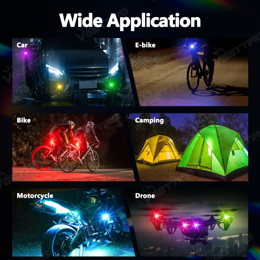 4Pcs Mini Drone Strobe Light 8 - Drone Led Light avaliação e preço