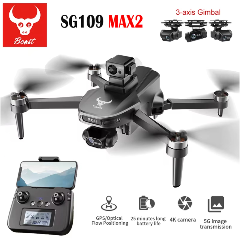 SG109 MAX2 Professional FPV 8K - Drone Gimbal avaliação e preço