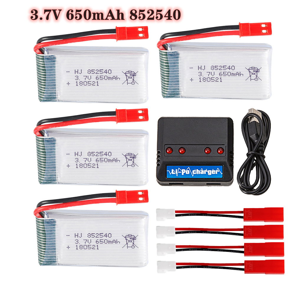 3.7v 650mAh 852540 Lipo Batter - Drone Charger avaliação e preço