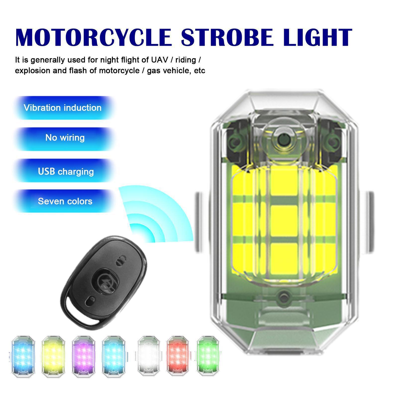 1/2/4Pc Remote Motorcycle Ligh - Drone Led Light avaliação e preço