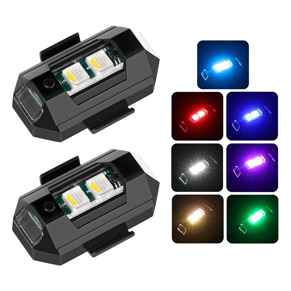 2PCS Mini LED Strobe Lights De - Drone Led Light avaliação e preço