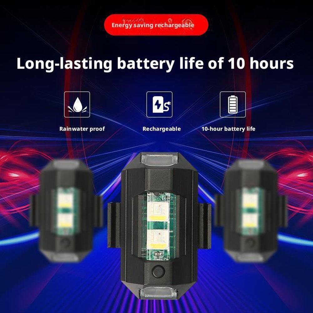 2PCS Mini LED Strobe Lights De - Drone Led Light avaliação e preço