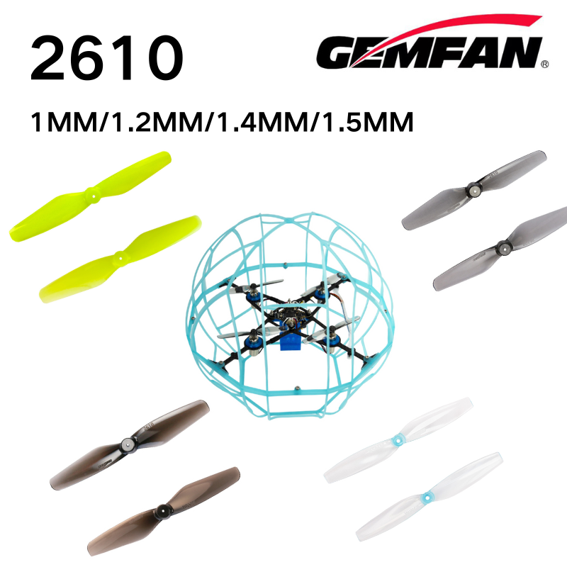 2610 Props Gemfan 2.6inch 2 Bl - Drone Propeller avaliação e preço