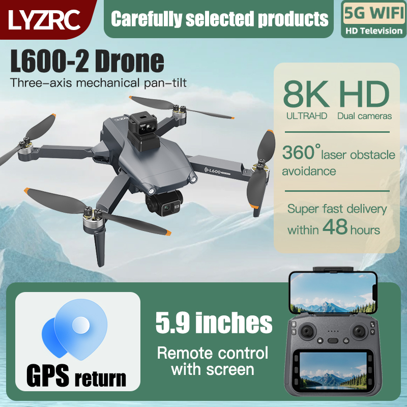 LYZRC L600-2 MAX GPS Drone 3-A - Drone Gps Mount avaliação e preço
