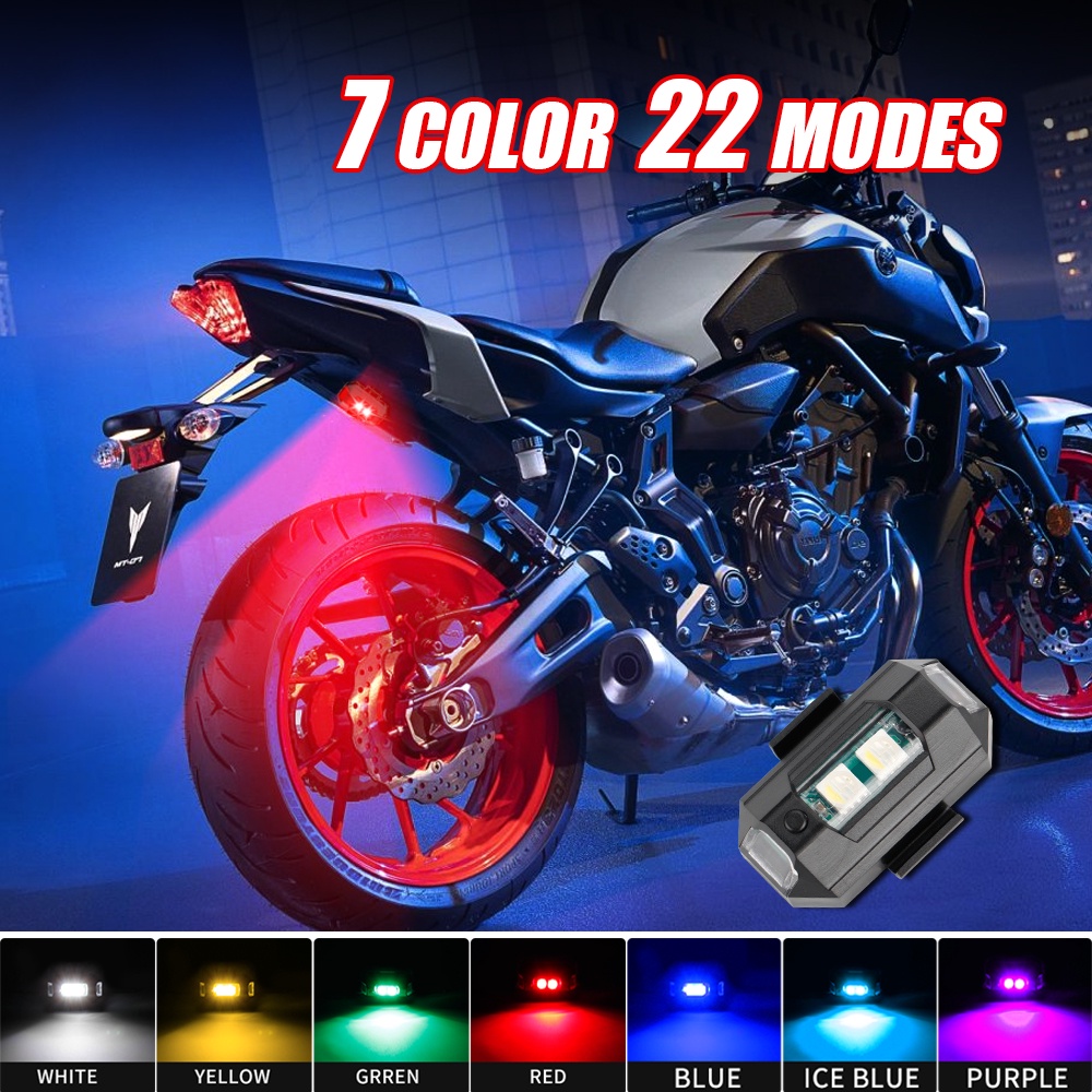 1PC 7 Color Mini USB Charging  - Drone Led Light avaliação e preço