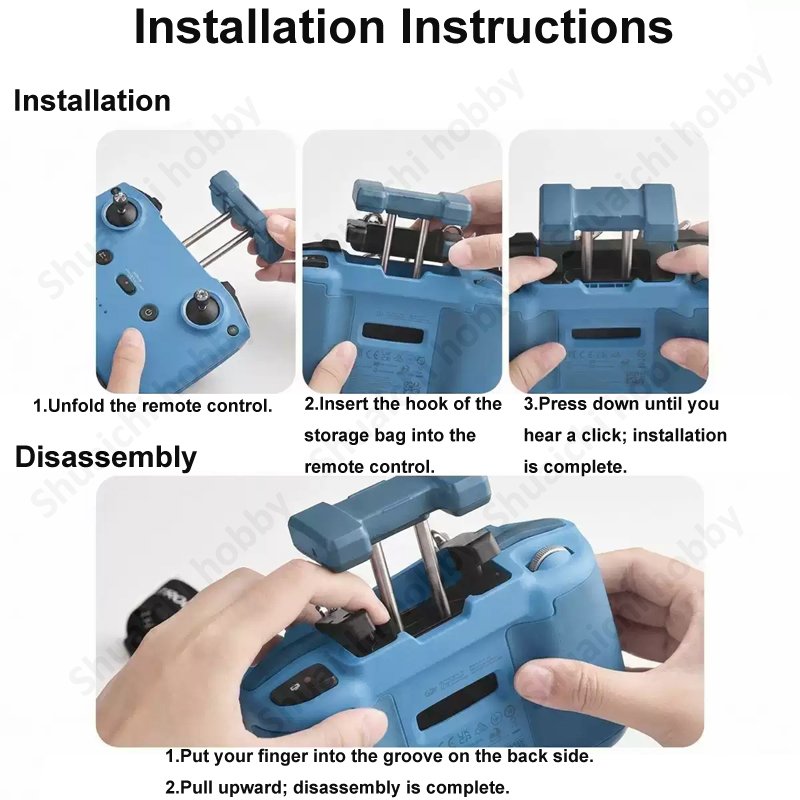 1PCS Remote Controller Adjusta - Drone Battery Strap avaliação e preço
