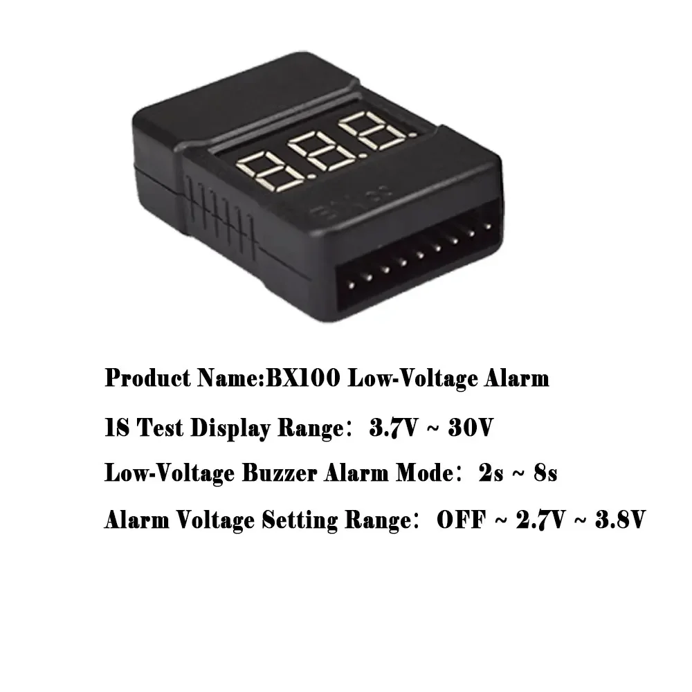 BX100 1-8S Lipo Battery Voltag - Drone Buzzer avaliação e preço