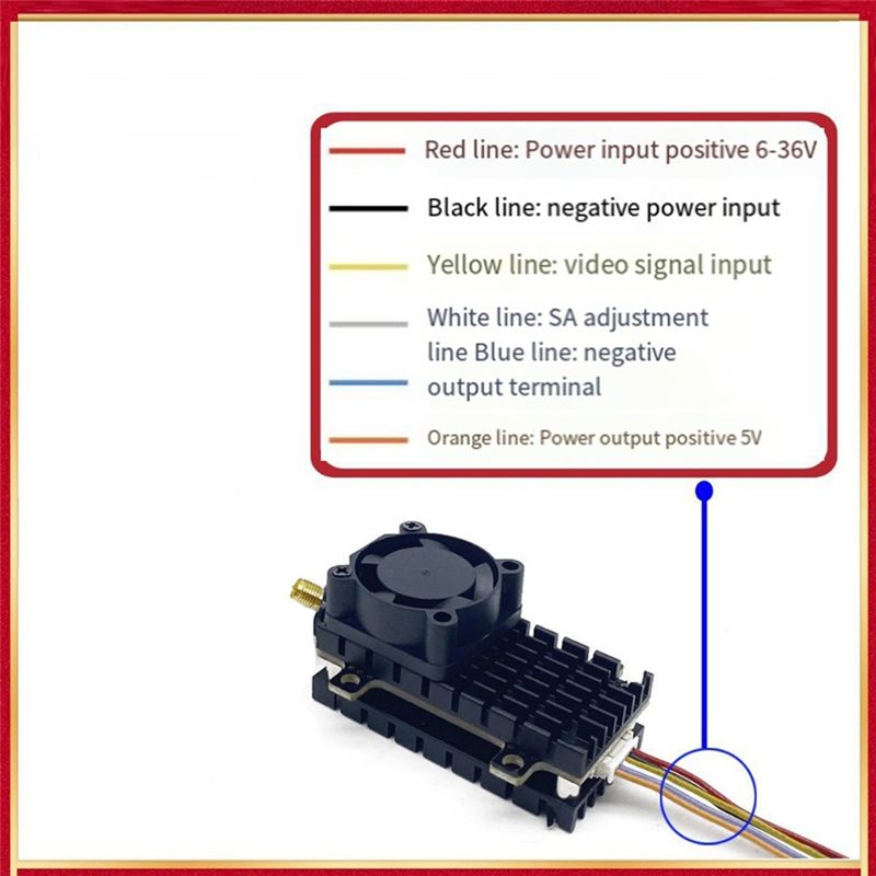 ABWE-Long Range 5.8Ghz 2W FPV  - Drone Transmitter avaliação e preço
