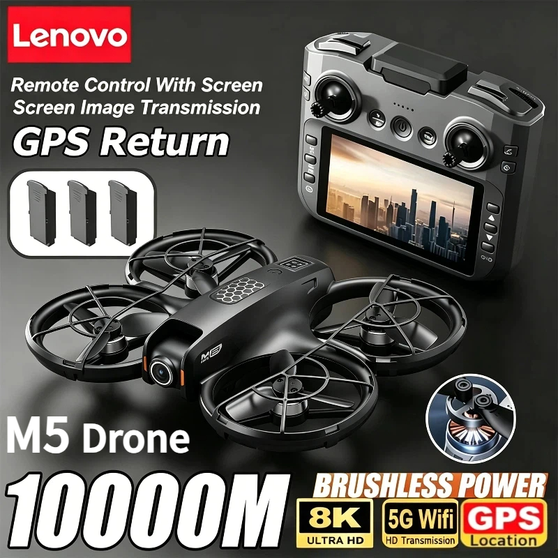 Lenovo M5 Drone 8K Professiona - Drone Gps Mount avaliação e preço