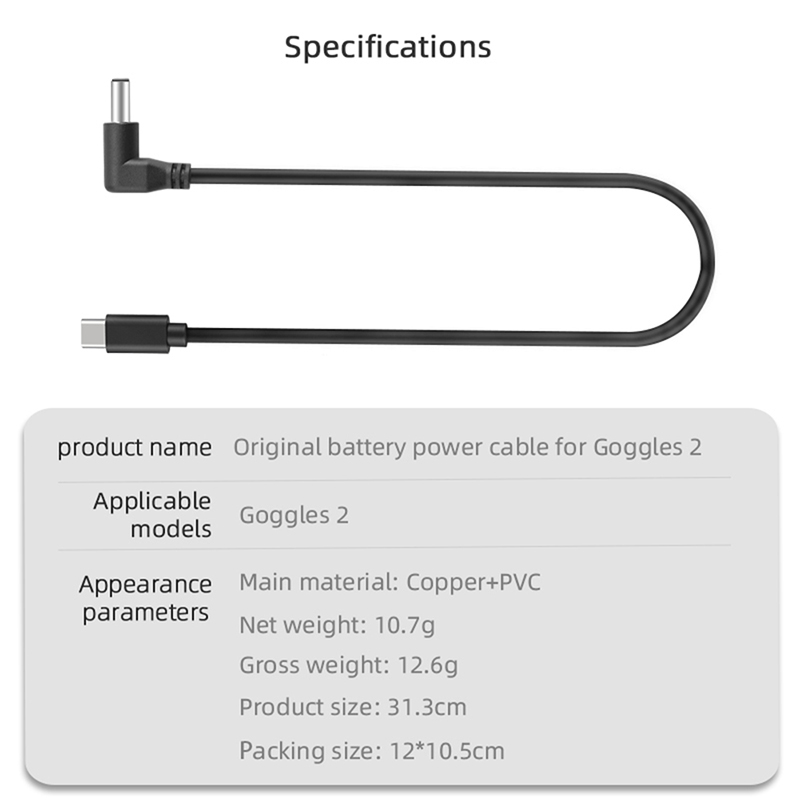 Original Glasses Battery Cable - Drone Battery Strap avaliação e preço