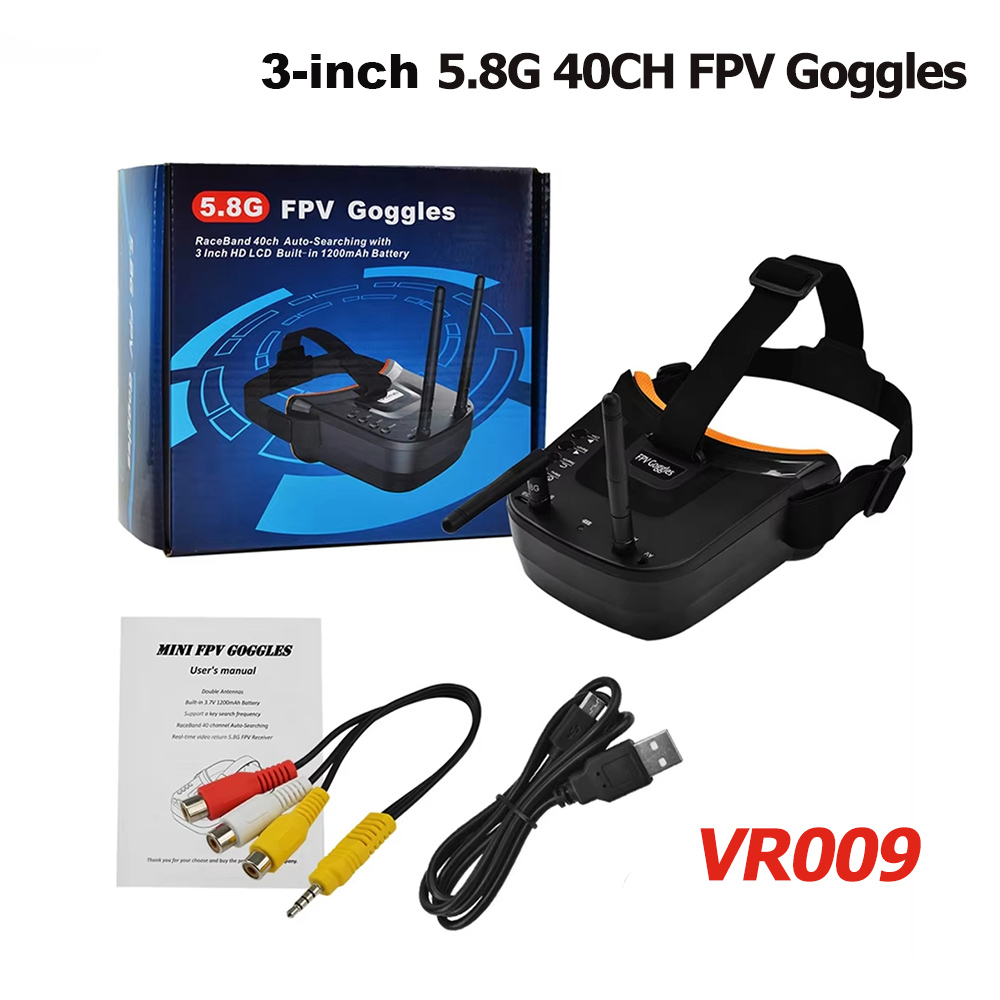 VR009 FPV Video Goggles 3Inch  - Drone Antenna avaliação e preço