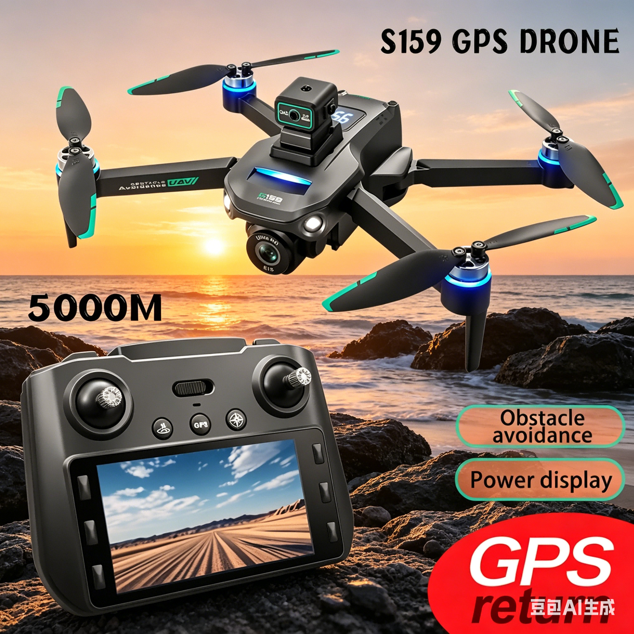 S159 GPS Drone 4K Profesional  - Drone Gps Module avaliação e preço