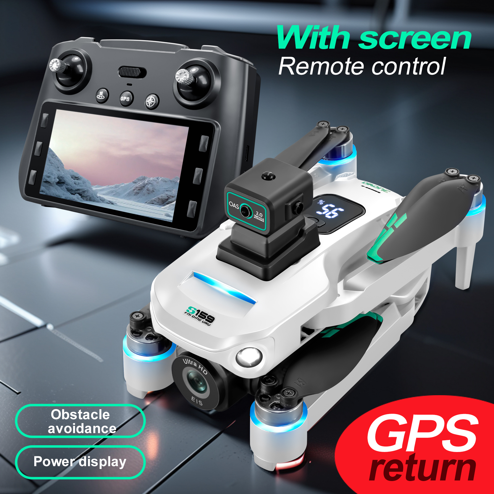 S159 GPS Drone 4K Profesional  - Drone Gps Module avaliação e preço