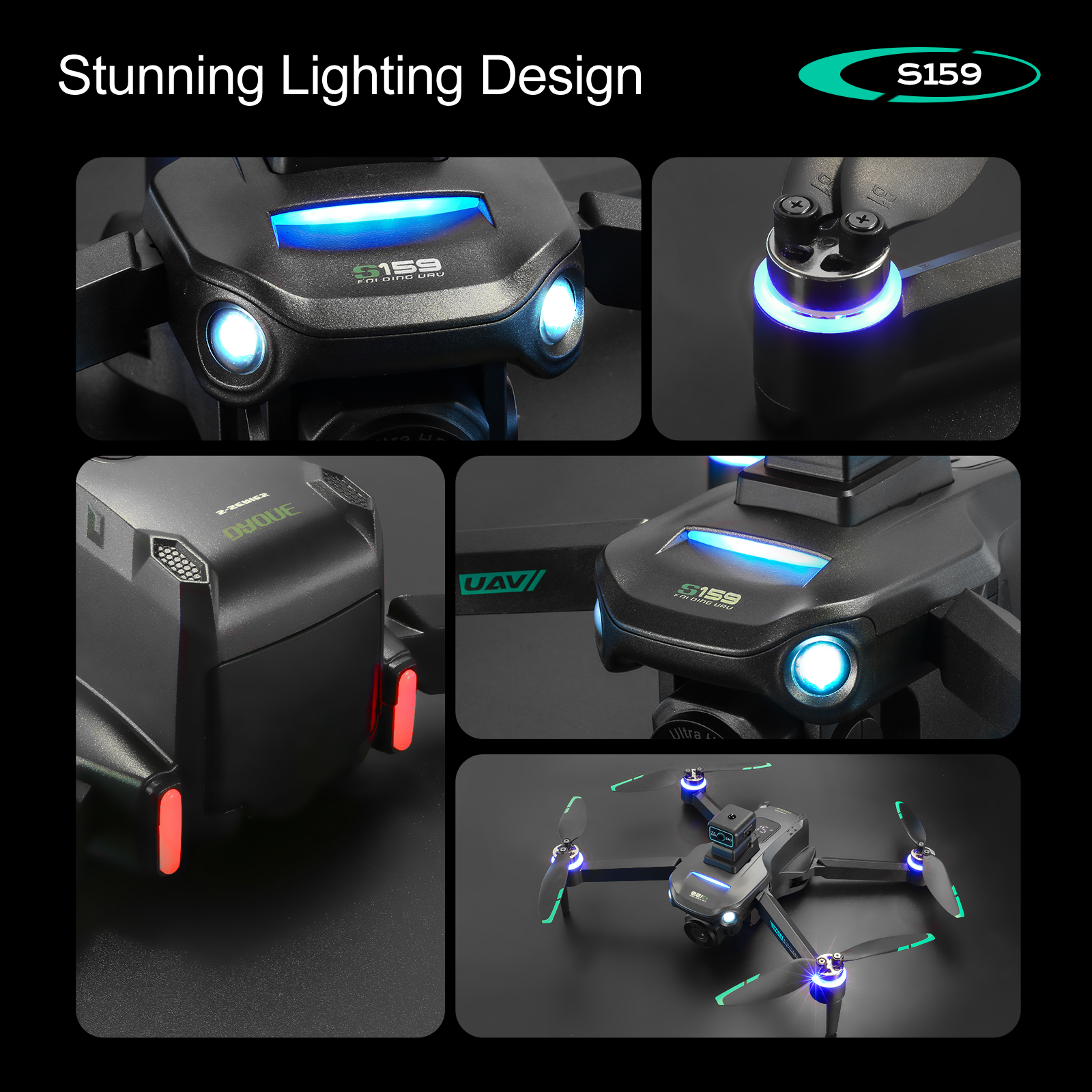 S159 GPS Drone 4K Profesional  - Drone Gps Module avaliação e preço