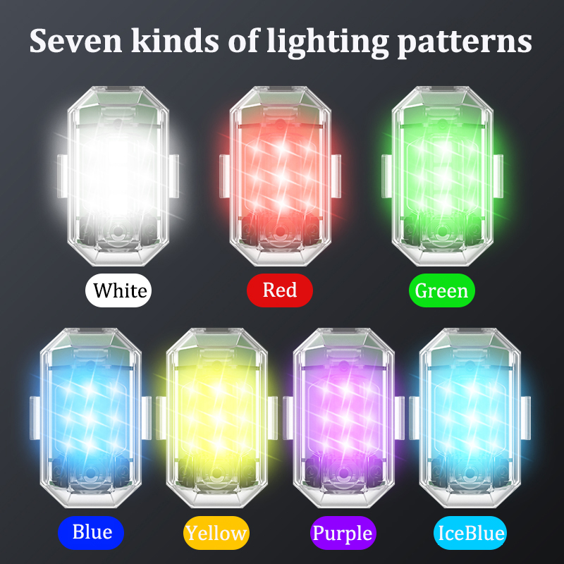 1/2/4pcs Wireless LED Drone St - Drone Led Light avaliação e preço